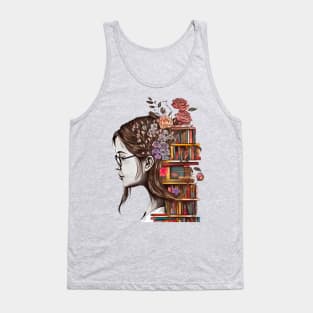 Just a girl who loves books Tank Top